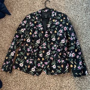 Liz Claiborne flower jacket, career wear, coat